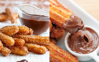 Churros falsos de pão de forma (Rabanada de churros)