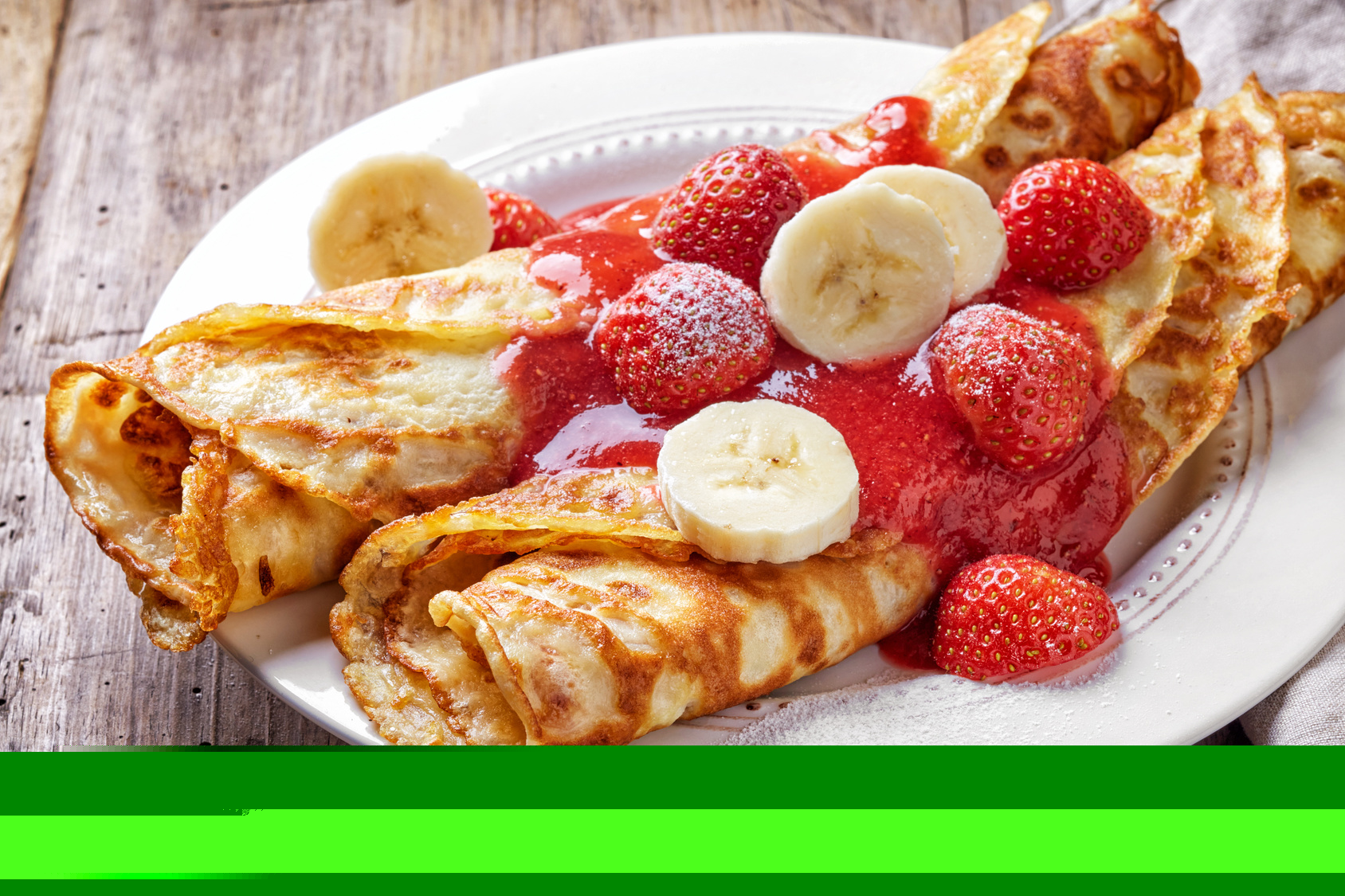 PANQUECAS DE BANANA, COM GELEIA DE FRUTAS VERMELHAS